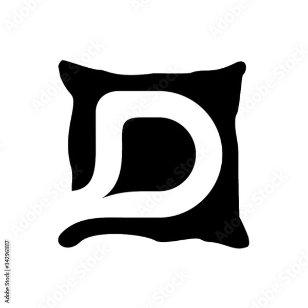 Obraz pillow isolated on white