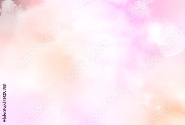 Obraz 桜　和紙　水彩　背景
