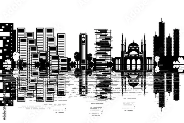 Fototapeta Beirut Skyline