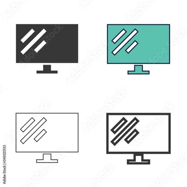 Obraz tv icon vector illustration design
