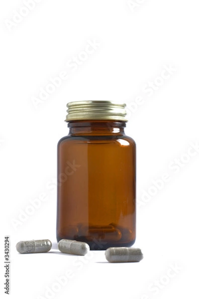 Fototapeta medicine bottle