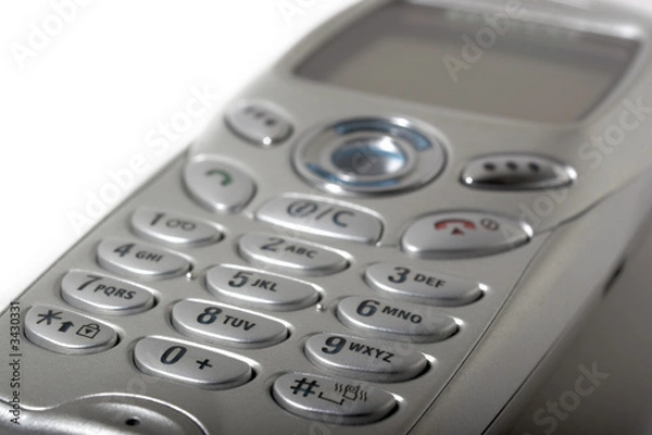 Fototapeta cell phone key pad