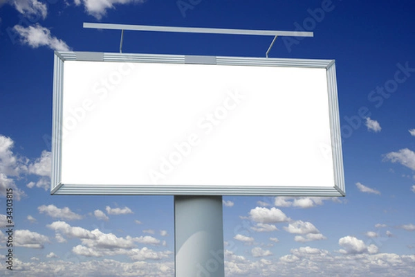 Fototapeta Czysty billboard