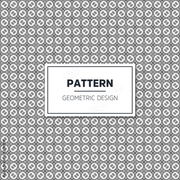 Obraz Seamless geometric pattern in op art design