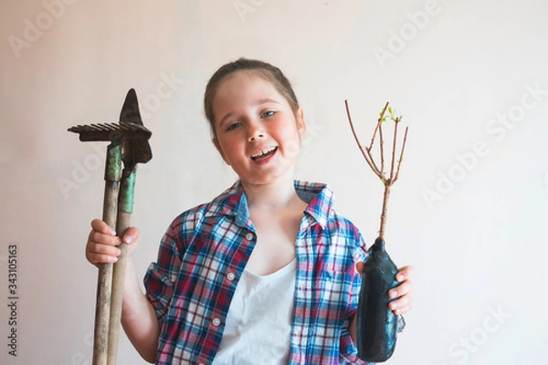 Fototapeta baby green thumb