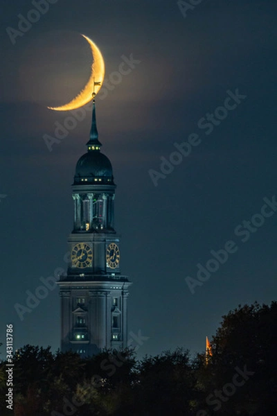 Fototapeta St. Michaelis Hamburg