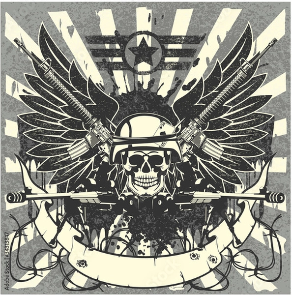 Obraz Military emblem