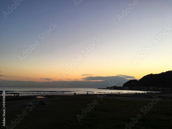 Fototapeta Beach sunset 