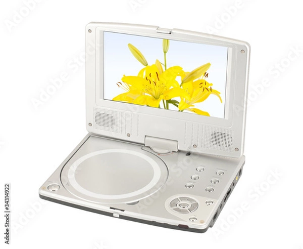 Fototapeta portable dvd player
