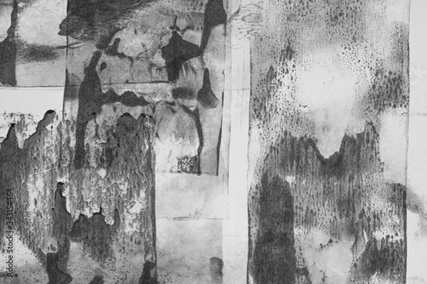 Obraz Ink roller on paper texture