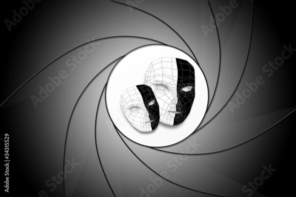 Obraz Maski teatralne