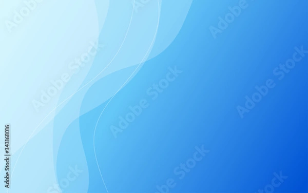 Obraz Abstract modern blue wave vector background