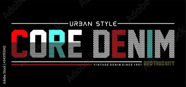Obraz typography design for print t shirt