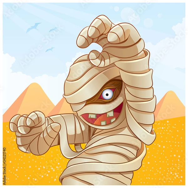 Obraz Mummy Cartoon