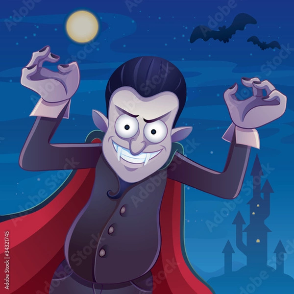 Obraz Dracula Cartoon