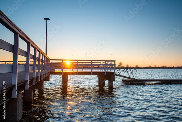 Obraz Wschód słońca w Serocku