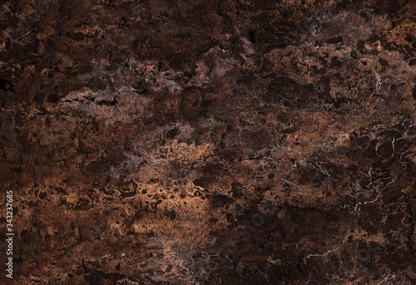 Obraz abstract texture of petrified wood with cracks and fractures, grunge abstract texture of natural origin