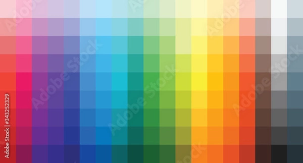 Obraz colour set palette vector illustration