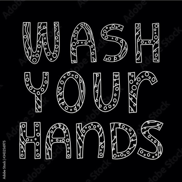 Obraz Wash your hands