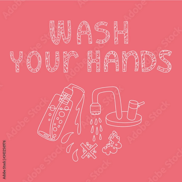 Obraz Wash your hands