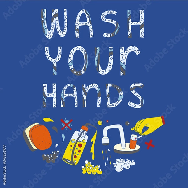 Obraz Wash your hands