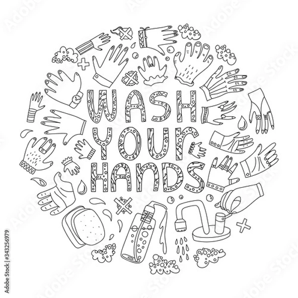Obraz Wash your hands
