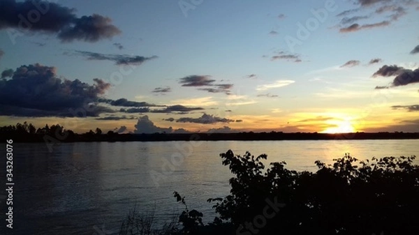 Fototapeta por do sol