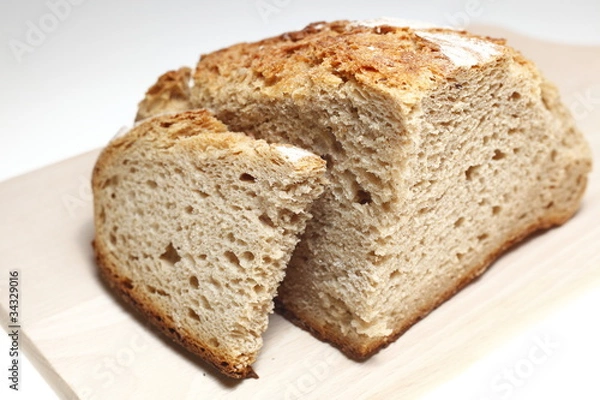 Obraz Brotlaib mit Scheibe