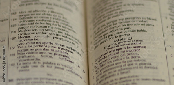 Fototapeta Salmo 21 titulo visible 