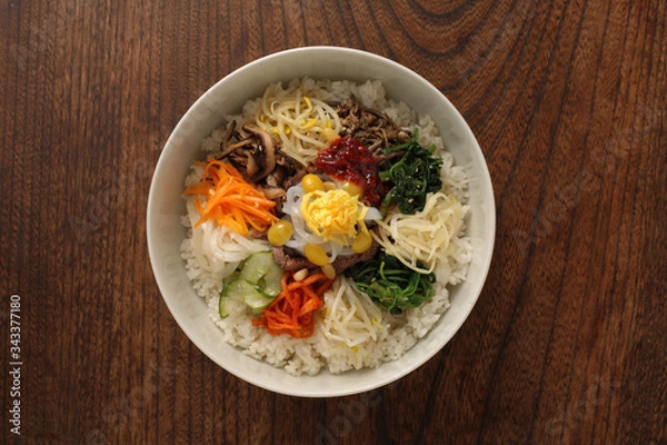 Obraz 한국의 전통음식 비빔밥