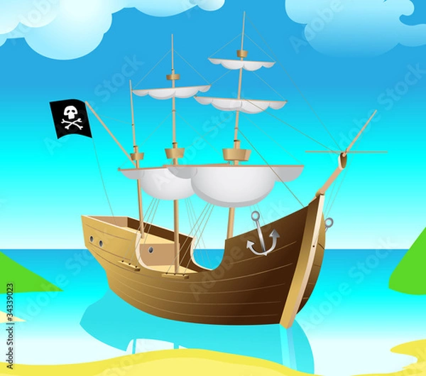 Obraz Pirate ship