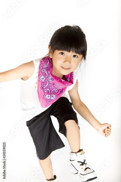 Obraz ダンスをする女の子