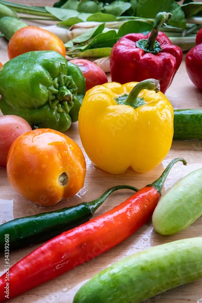 Obraz colorful fresh vegetables