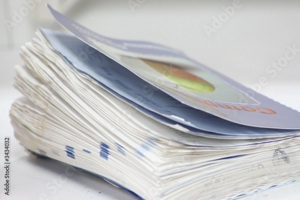 Obraz waterlogged book