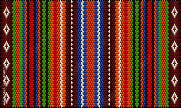 Obraz Seamless, ethnic ornament for fabrics, interiors, ceramics and furniture in the Arabic style.