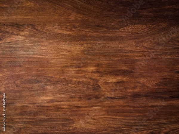 Fototapeta Natural wood texture background with copy space for artwork. Top view