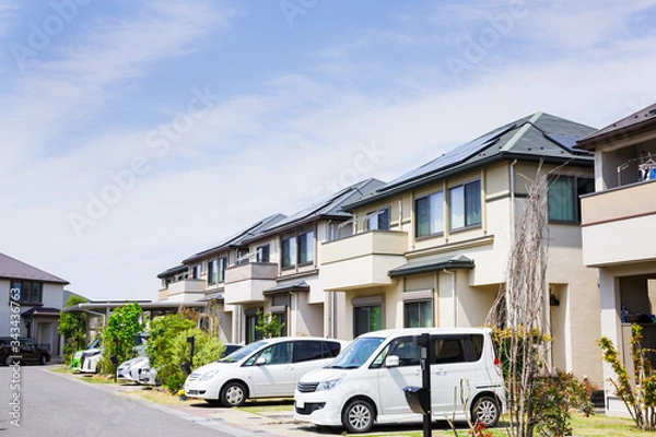 Fototapeta 新興住宅　一戸建