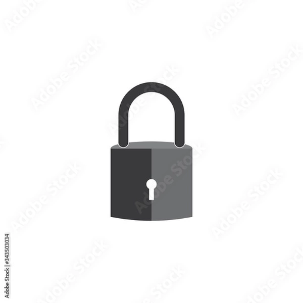 Fototapeta Padlock icon