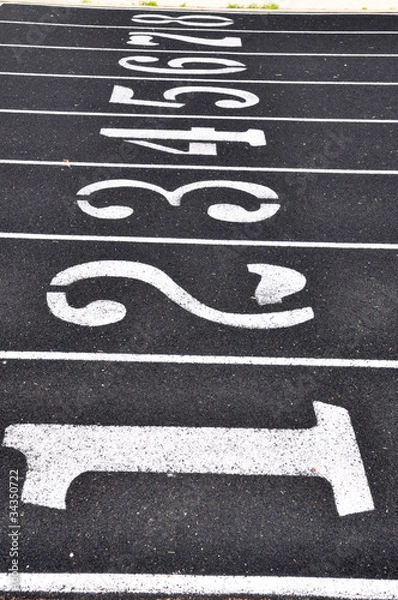 Fototapeta Running track