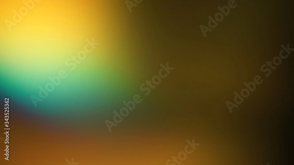 Fototapeta Rainbow Colors Optical Flare Abstract Bokeh and Light Leaks Photo Overlays with Camera Lens Film Burn  Defocused Blur Reflection Bright Sunlights. Use in Screen Overlay Mode for Photo Processing.