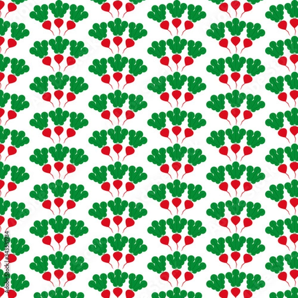 Fototapeta seamless pattern with beet