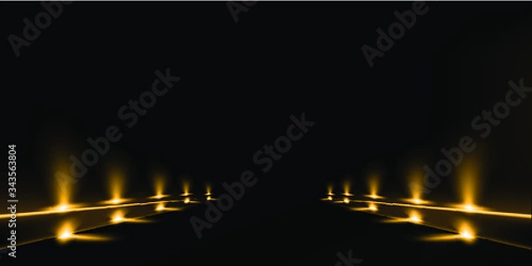 Obraz Stylish background with colourful glowing lights