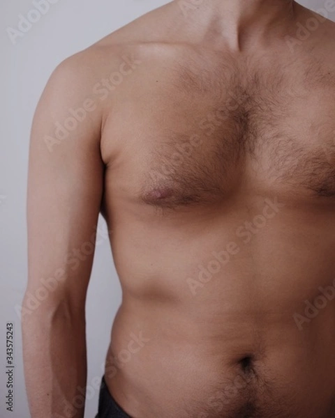 Obraz young man with naked torso