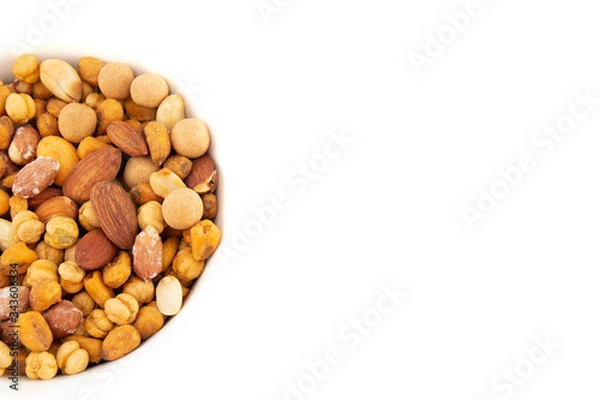 Fototapeta Super snack mixed fresh nuts