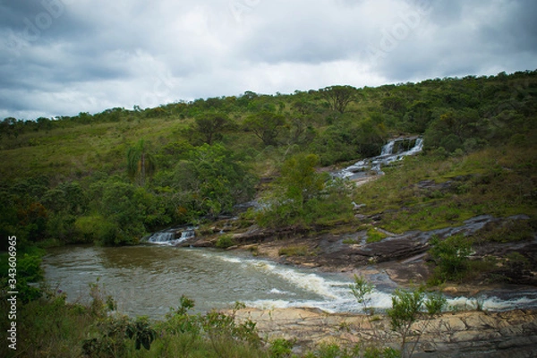 Fototapeta river in the mountains