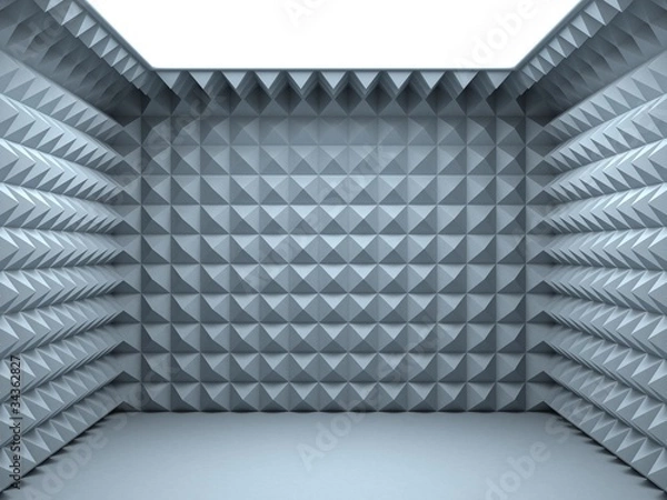 Fototapeta empty soundproof room