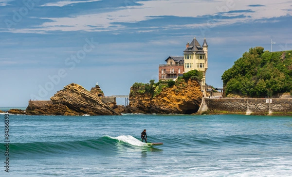 Obraz Vue sur la Villa Belza à Biarritz