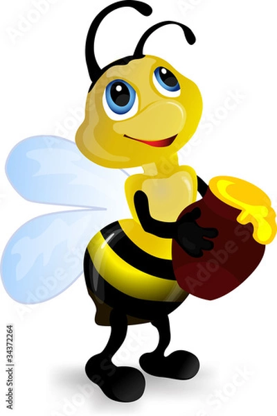 Fototapeta Honey bee