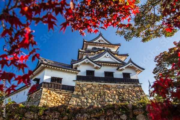 Obraz 国宝　彦根城　横位置　２