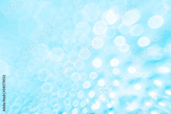 Fototapeta Beautiful Blue Bokeh Background